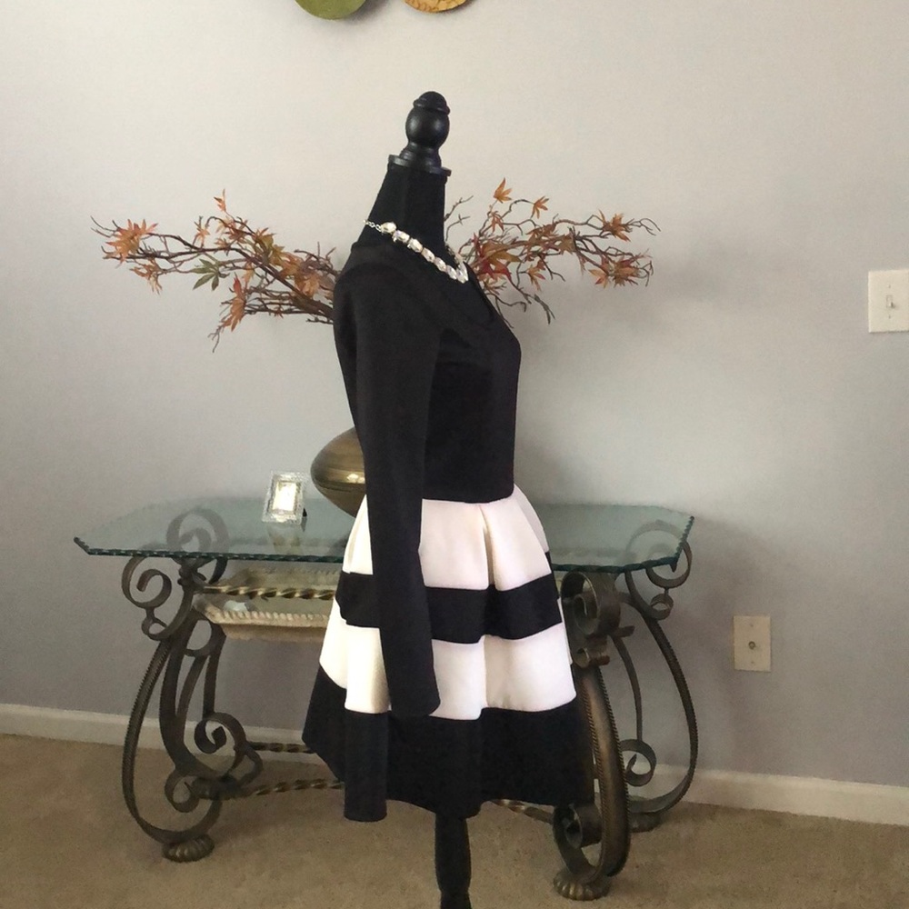 Black and White Dress - Picture 3 of 12